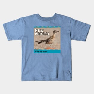 Roadrunner of New Mexico Kids T-Shirt